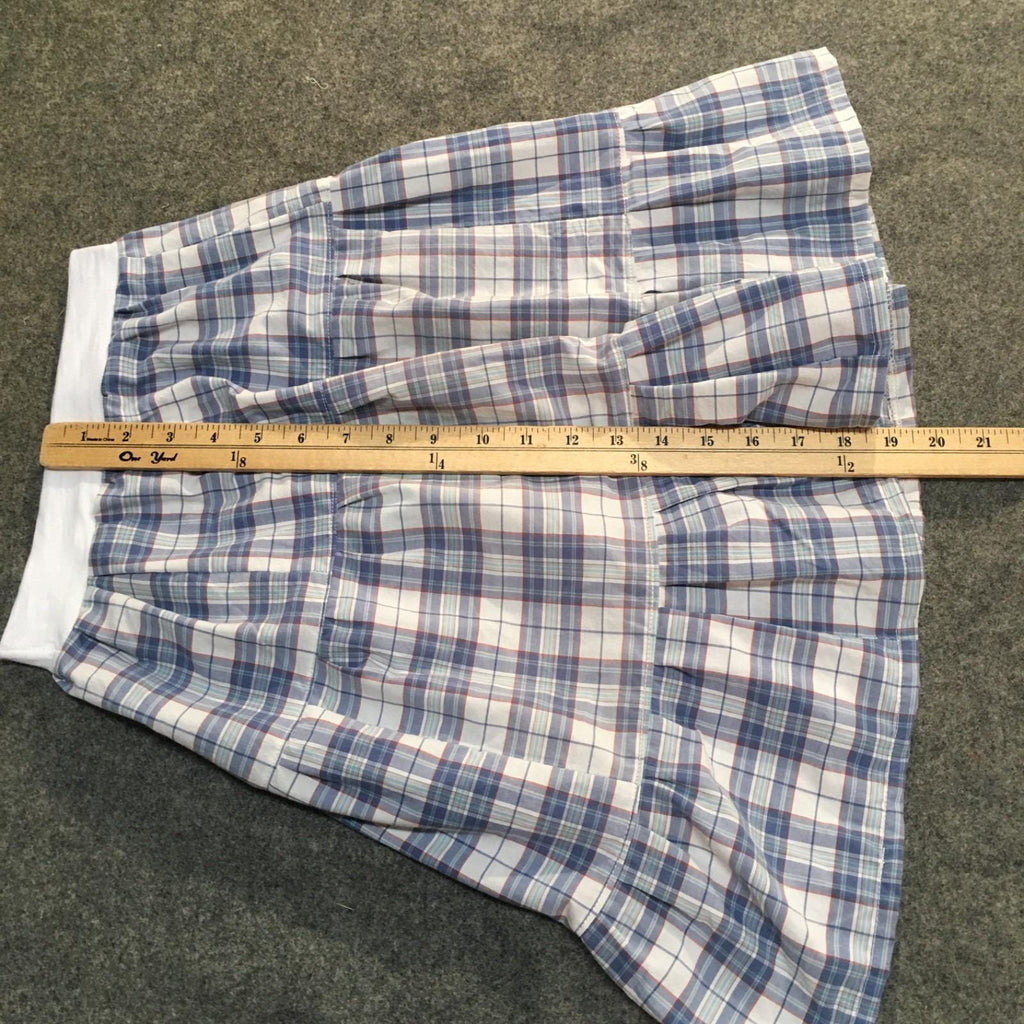 Maxi Cotton Plaid Skirt (2-3)