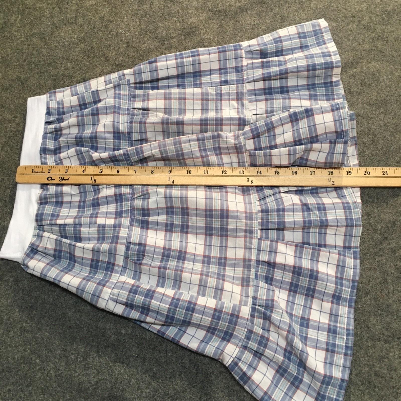 Maxi Cotton Plaid Skirt (2-3)