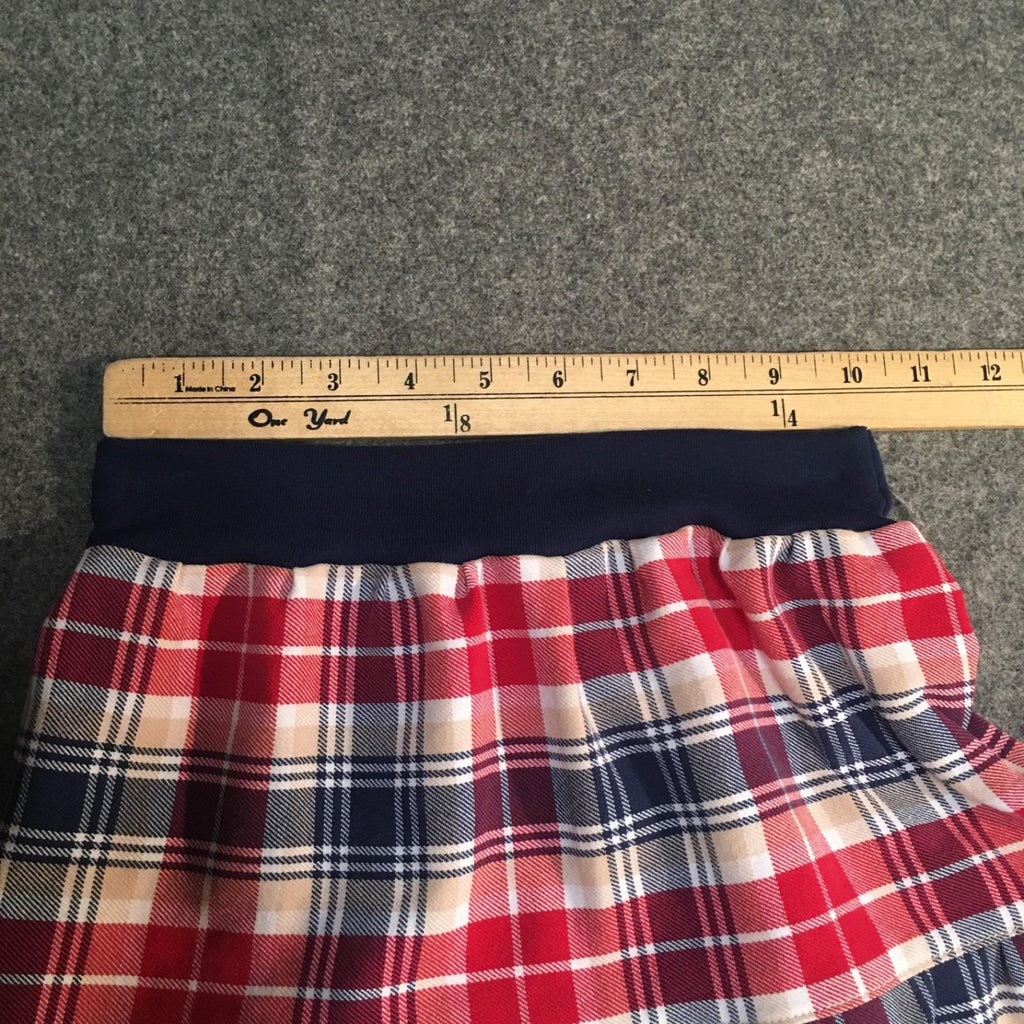 Maxi Flannel Plaid Skirt (2-3)