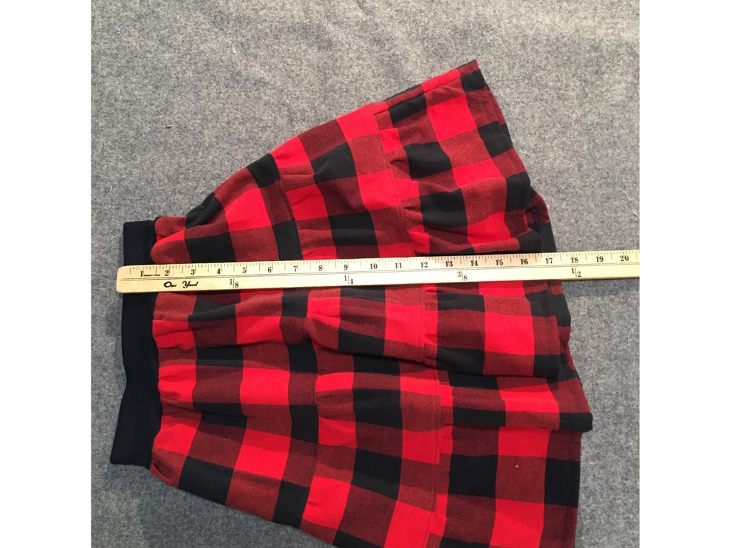Midi Flannel Checkered Skirt (2-3)