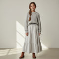 Maxi Flannel Striped Skirt (10-12)