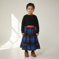 Maxi Flannel Plaid Skirt (2-3)