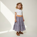 Maxi Cotton Plaid Skirt (2-3)