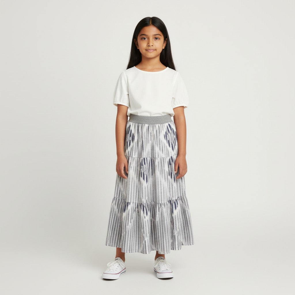 Maxi Cotton Aztec Skirt (6-7)