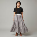 Maxi Cotton Sateen Skirt (10-12)