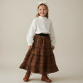 Maxi Canvas Plaid Skirt (6-7)