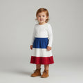 Midi Knit Colorblock Skirt (2)