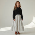 Maxi Flannel Striped Skirt (8)