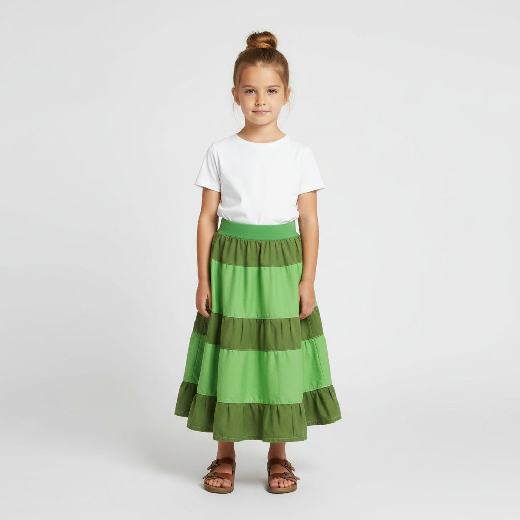 Maxi Cotton Patchwork Skirt (4)