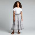 Maxi Cotton Plaid Skirt (14-16)