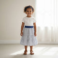 Midi Cotton Checkered Skirt (2-3)