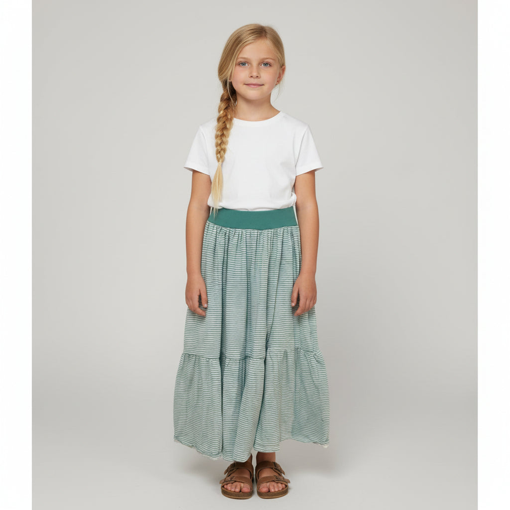 Maxi Knit Striped Skirt (6)