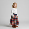 Maxi Flannel Plaid Skirt (2-3)