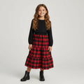 Maxi Flannel Checkered Skirt (6-7)